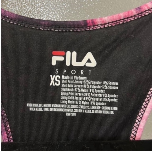 ❤️🔥FIRM PRICE❤️🔥 NWOT FILA SPORT® Zip Front Medium-Impact Sport bra - Picture 7 of 10